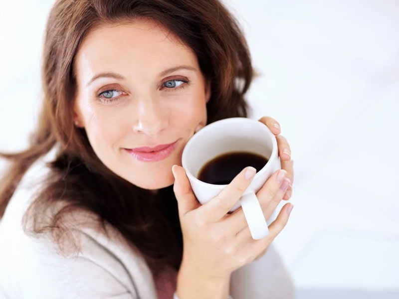 Drinking Coffee