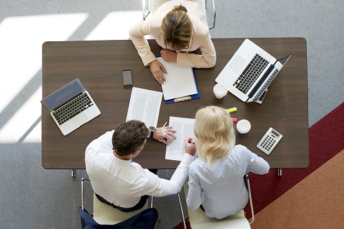 Financial Meeting At Office